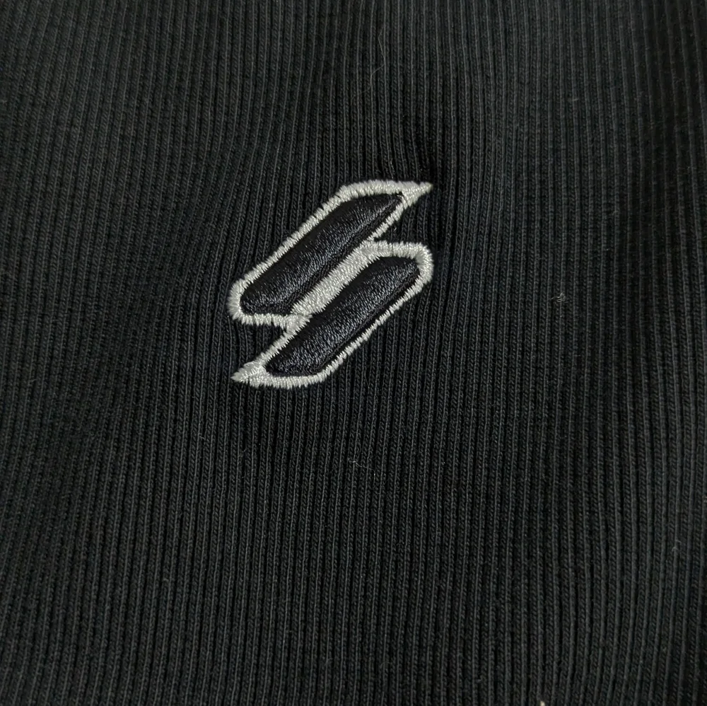 Superdry Code Essential Strappy Mini Slim Fit Tank Dress Bodycon Black Sz 10 EUC - Picture 11 of 16